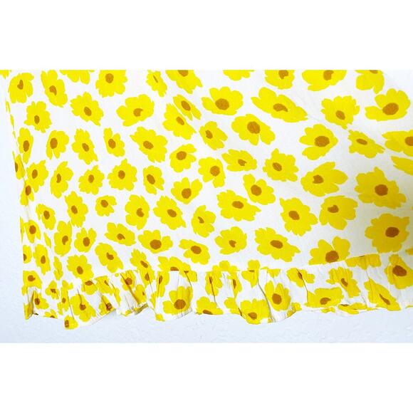 Faithfull the Brand Women's Florence Mini Dress Constance Floral Print Marigold - Picture 9 of 9